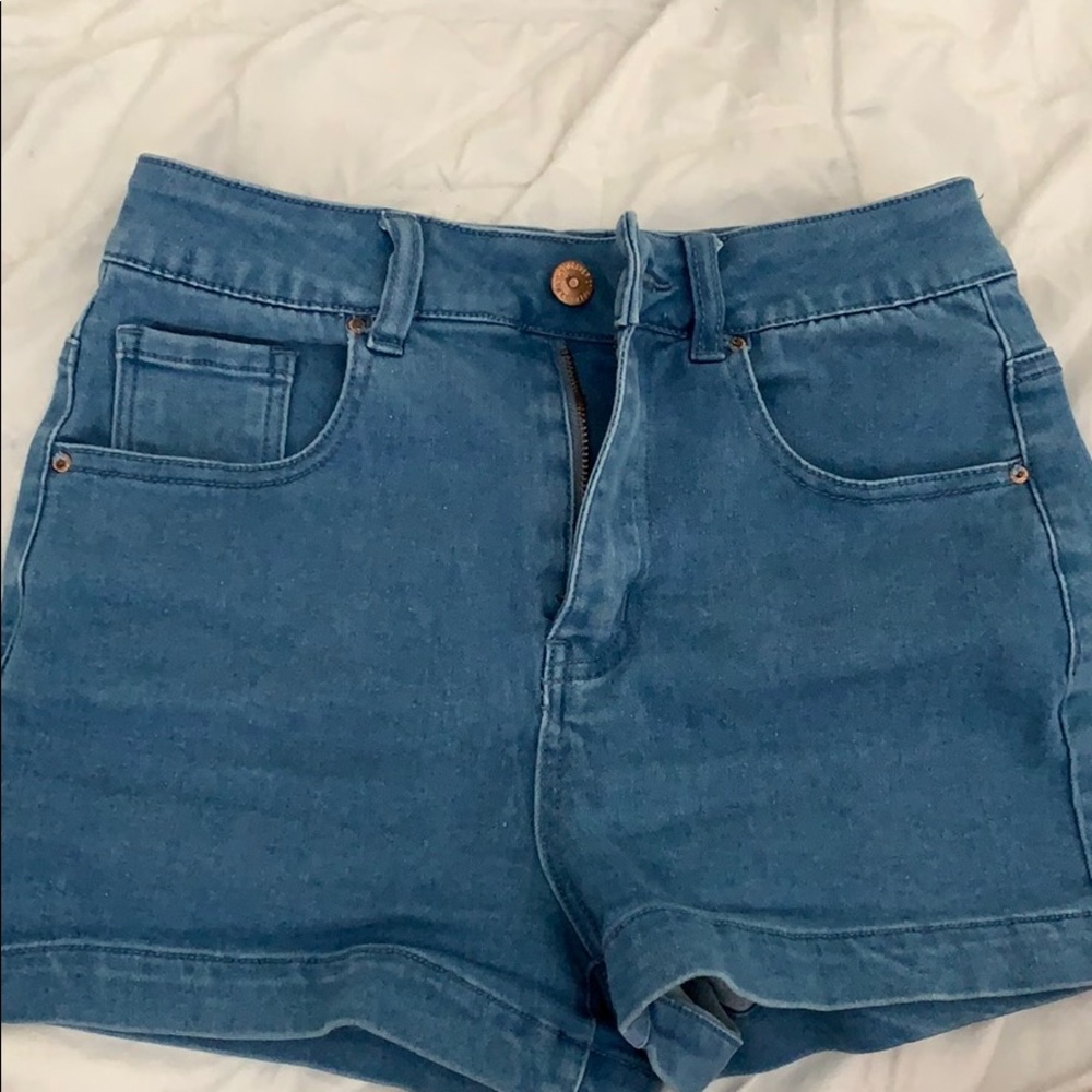 Blue shorts!